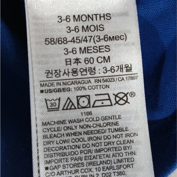 F Baby Gap Brannan's Favorites Blue Planets Outerspace Long Sleeve Tee NWT 3-6M - Picture 7 of 8